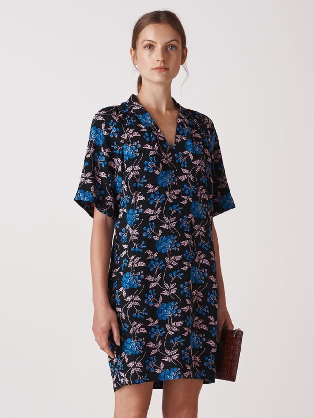 Whistles Elderberry Print Devyn Dress